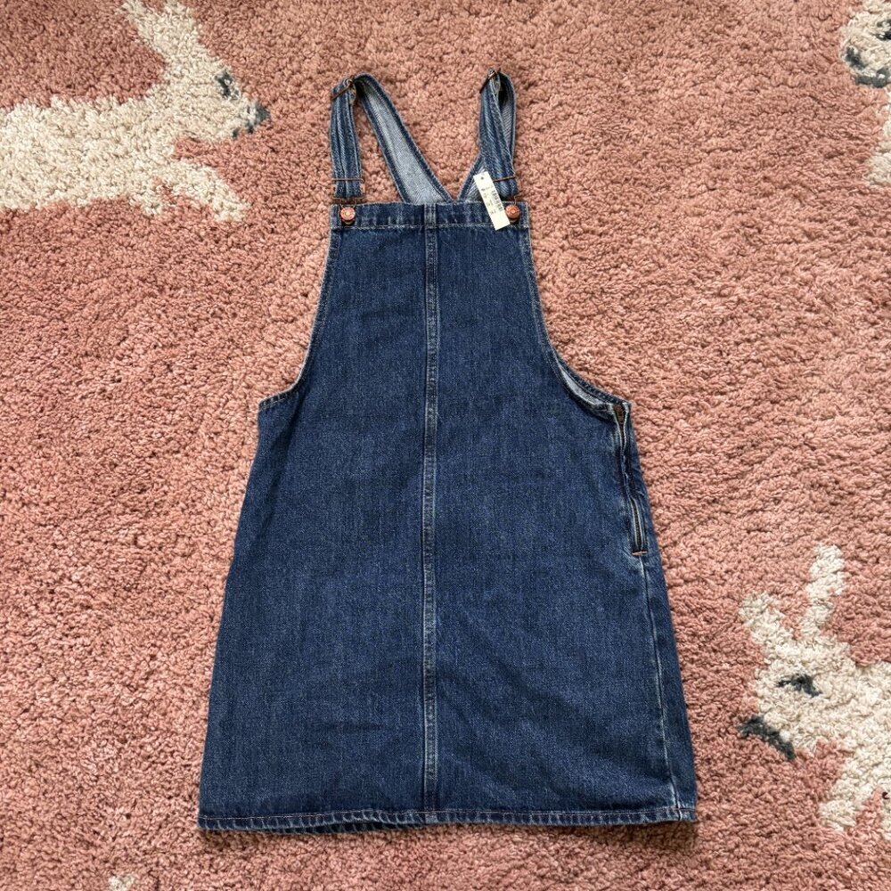Madewell NWT Womens Size Small Denim Overall Mini Dress - Picture 2 of 7